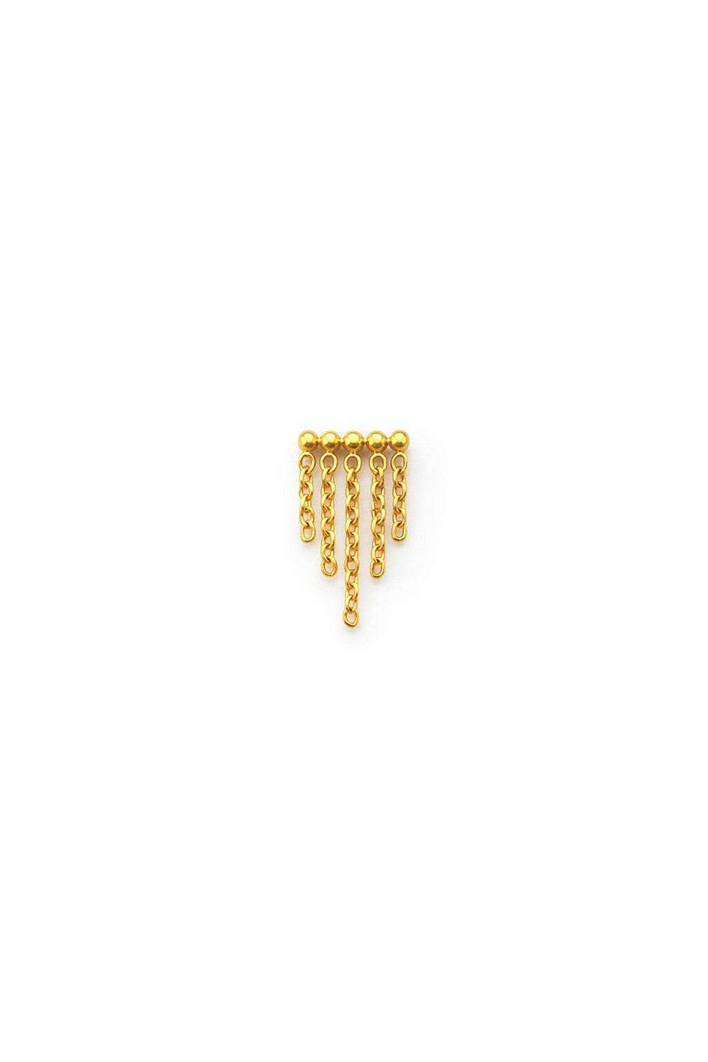 Bijoux dorée avec chaines