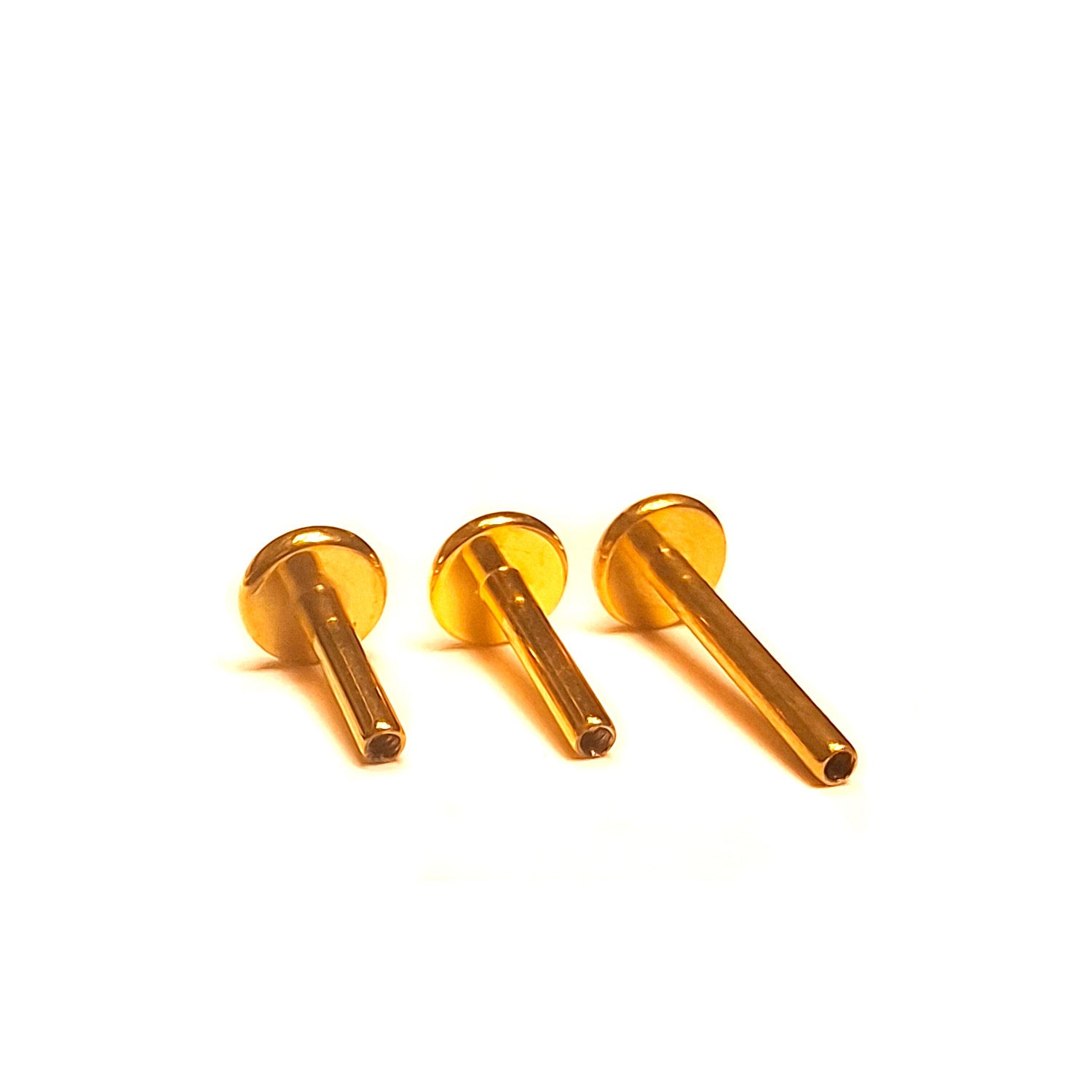 Barre labret doré vice interne