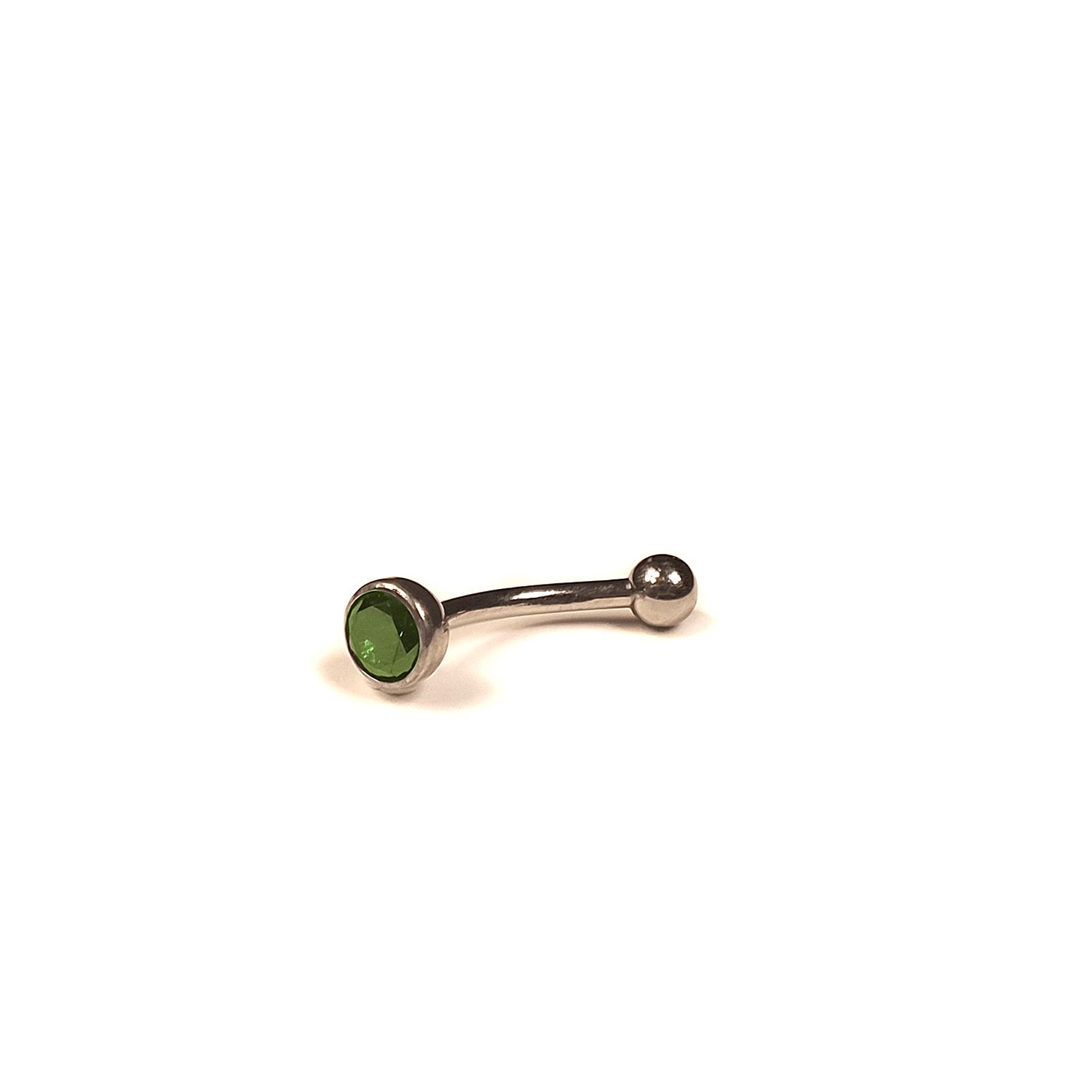Piercing arcade argenté perle couverte