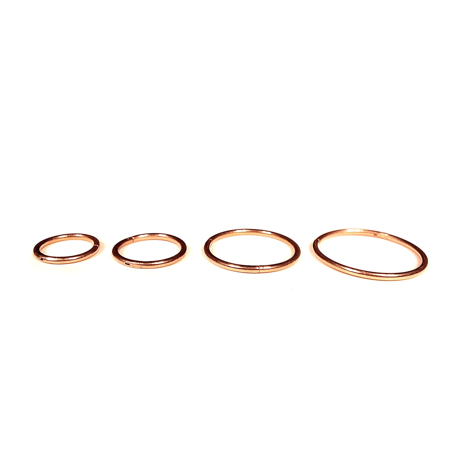 Anneau rose gold clicker