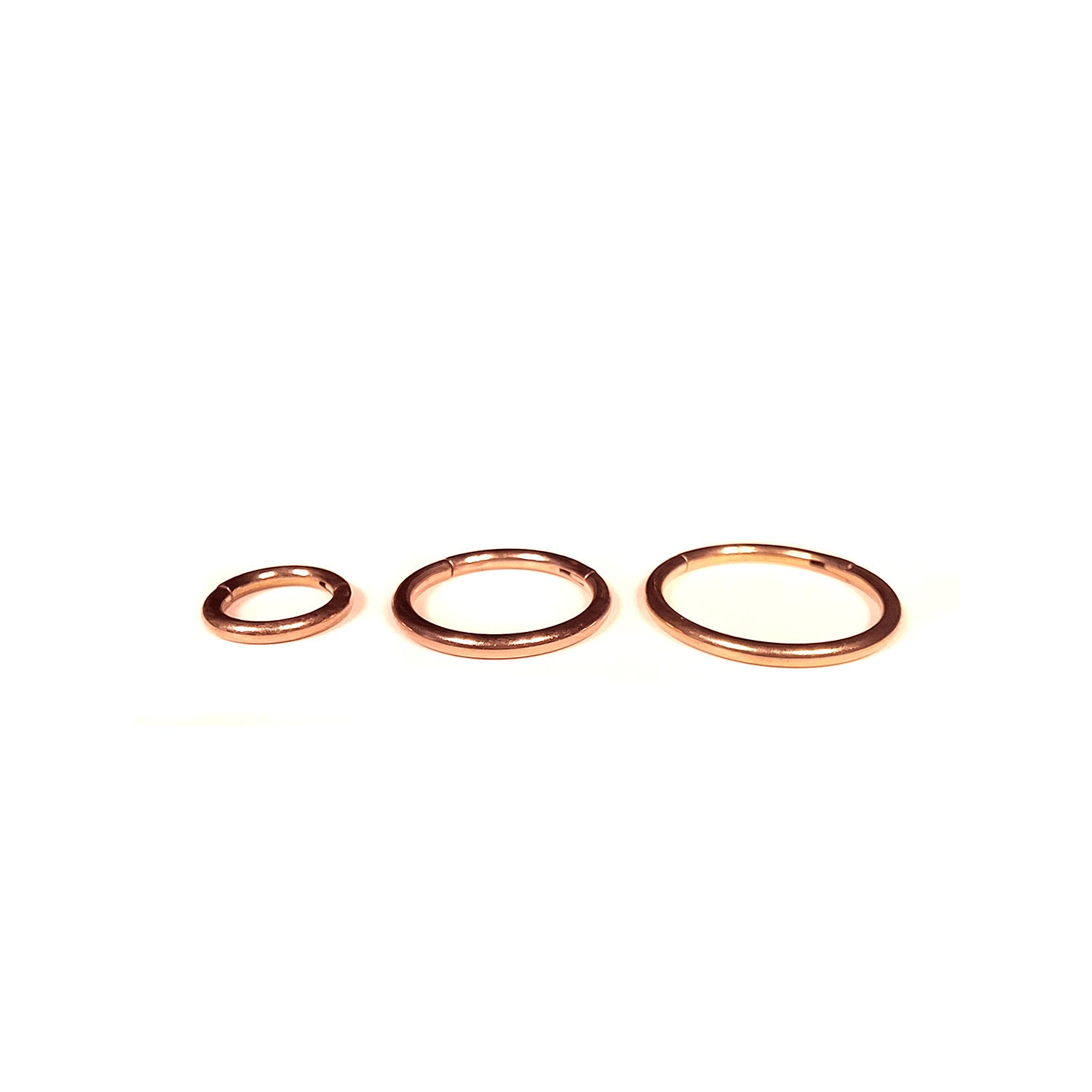 Anneau rose gold clicker